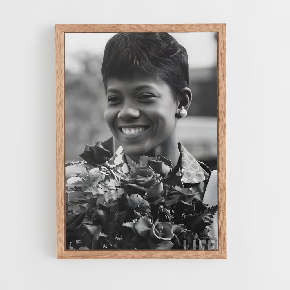 Poster Sourire Épanoui – affiche Athlétisme (vue 4)